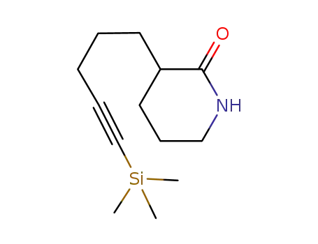 2-Piperidinone, 3-[5-(trimethylsilyl)-4-pentyn-1-yl]-
