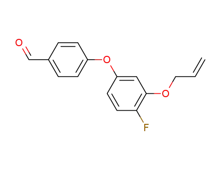 Molecular Structure of 862374-44-5 (4-(3-(allyloxy)-4-fluorophenoxy)benzaldehyde)