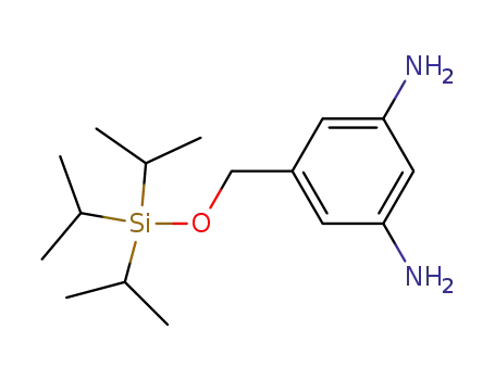 5-triisopropylsilanyloxymethyl-benzene-1,3-diamine