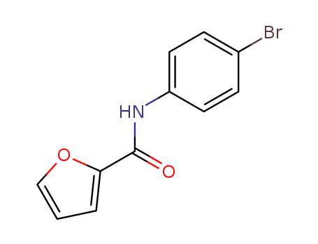 Molecular Structure of 58050-53-6 (2-Furancarboxamide, N-(4-bromophenyl)-)