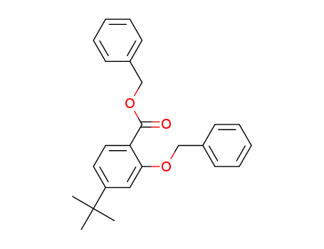 Molecular Structure of 173336-07-7 (2-benzyloxy-4-tert-butylbenzoic acid benzyl ester)