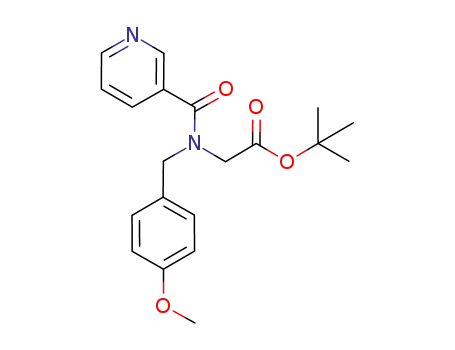 [(4-methoxybenzyl)(pyridine-3-carbonyl)amino]acetic acid tert-butyl ester