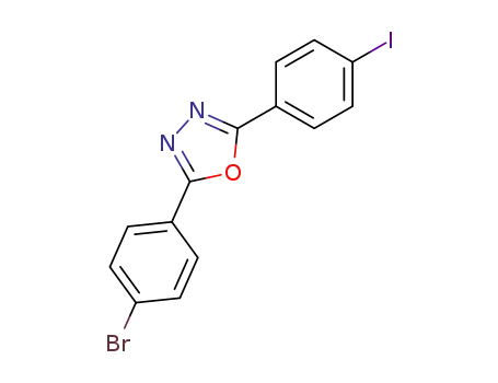 2-(4-bromophenyl)-5-(4-iodophenyl)-[1,3,4]oxadiazole