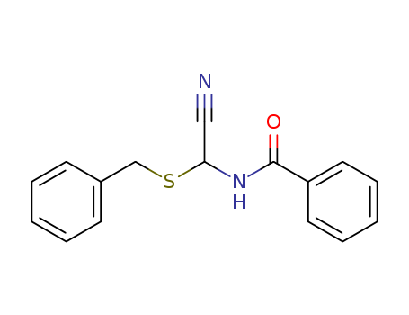 N-[cyano(phenylmethylsulfanyl)methyl]benzamide