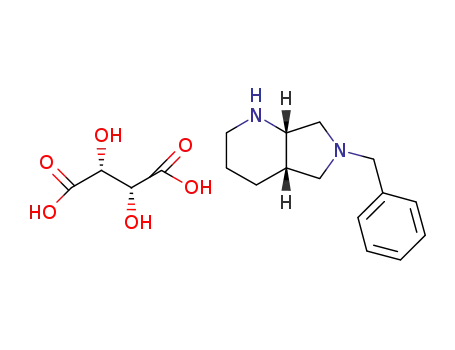 [S,S]-8-benzyl-2,8-diazabicyclo[4.3.0]-nonane L-tartrate