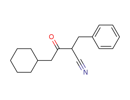 2-benzyl-4-cyclohexyl-3-oxobutyronitrile