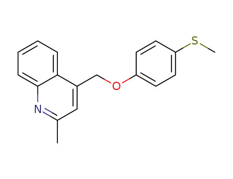 Quinoline, 2-methyl-4-[[4-(methylthio)phenoxy]methyl]-