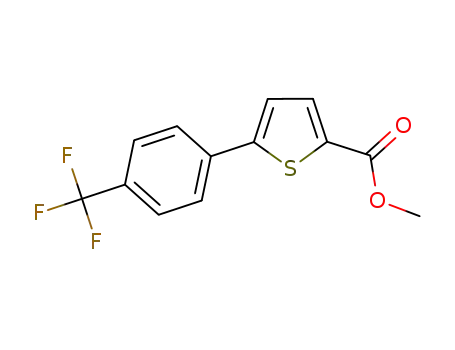 5-(4-trifluoromethylphenyl)thiophene-2-carboxylic acid methyl ester