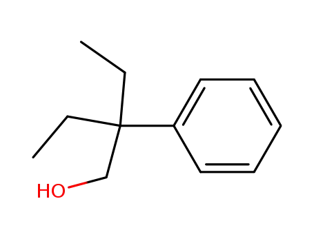 Molecular Structure of 6006-71-9 (2-ethyl-2-phenylbutan-1-ol)
