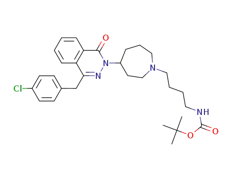1,1-dimethylethyl (4-{4-[4-[(4-chlorophenyl)methyl]-1-oxo-2(1H)-phthalazinyl]hexahydro-1H-azepin-1-yl}butyl)carbamate