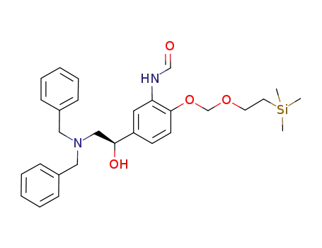 {5-{(1R)-2-[bis(phenylmethyl)amino]-1-hydroxethyl}-2-[({[2-(trimethylsilyl)ethyl]oxy}methyl)oxy]phenyl}formamide