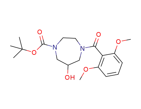 tert-butyl 4-(2,6-dimethoxybenzoyl)-6-hydroxy-1,4-diazepane-1-carboxylate