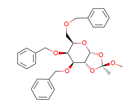 3,4,6-tri-O-benzyl-1,2-O-(1-methoxyethylidene)-α-D-galactopyranose