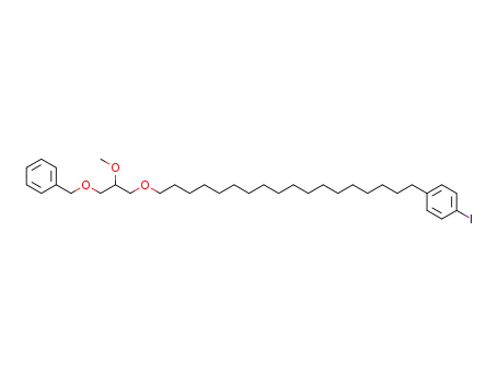 1-O-[18-(p-iodophenyl)octadecyl]-2-O-methyl-3-O-benzyl-rac-glycerol