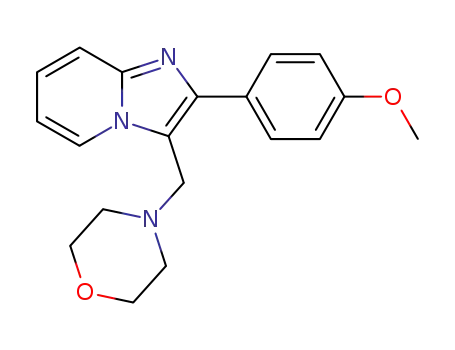 2-(p-메톡시페닐)-3-(모르폴리노메틸)이미다조[1,2-a]피리딘