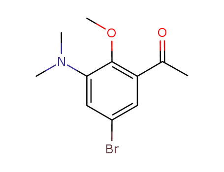 1-[5-bromo-3-(dimethylamino)-2-methoxyphenyl]-1-ethanone