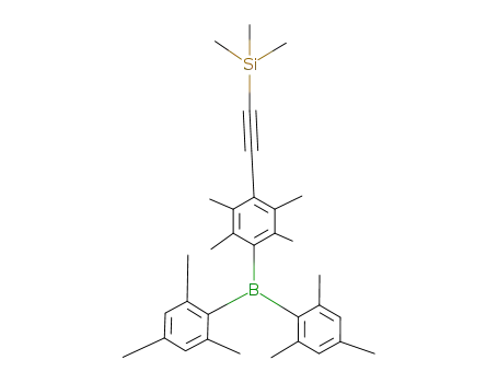 [(trimethylsilylethynyl)duryl]dimesitylborane