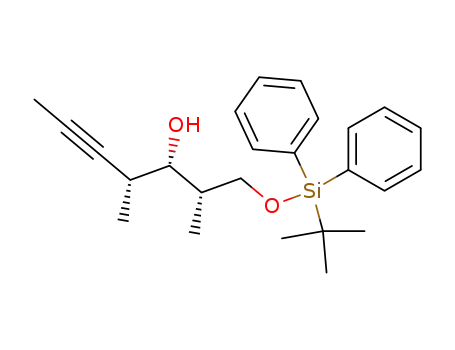 5-Heptyn-3-ol, 1-[[(1,1-dimethylethyl)diphenylsilyl]oxy]-2,4-dimethyl-,
(2S,3S,4R)-