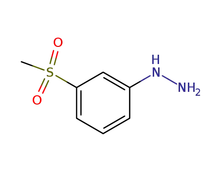 히드라진, [3-(메틸술포닐)페닐]-(9CI)