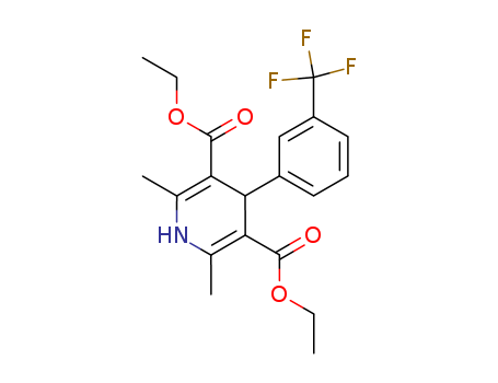 3,5-Pyridinedicarboxylicacid, 1,4-dihydro-2,6-dimethyl-4-[3-(trifluoromethyl)phenyl]-, 3,5-diethylester