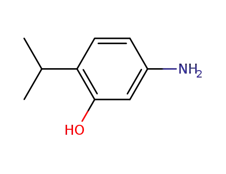 Molecular Structure of 850085-99-3 (5-Amino-2-isopropylphenol)