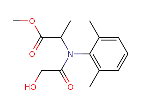 Molecular Structure of 66637-79-4 ([N-(2,6-dimethylphenyl)-2-hydroxyacetamido]isopropanoate methyl ester)