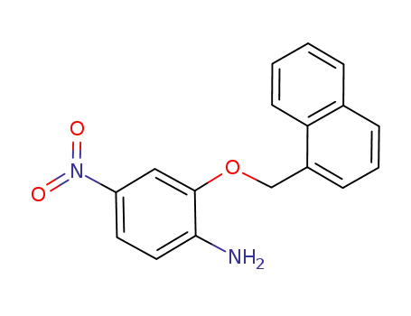 Molecular Structure of 930797-61-8 (2-(α-naphthylmethoxy)-4-nitroaniline)