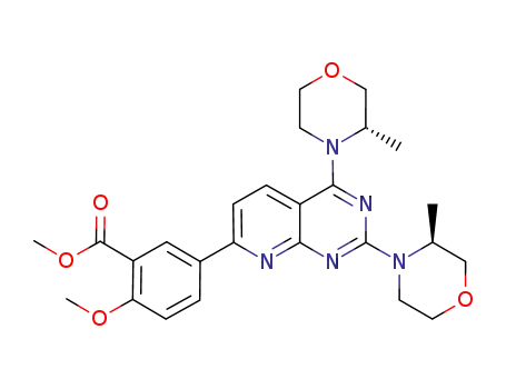 methyl 5-{2,4-bis[(3S)-3-methylmorpholin-4-yl]pyrido[2,3-d]pyrimidin-7-yl}-2-methoxybenzoate