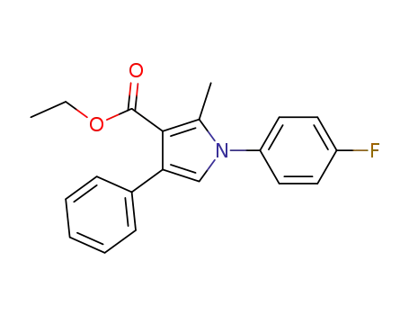1-(4-fluoro-phenyl)-2-methyl-4-phenyl-1H-pyrrole-3-carboxylic acid ethyl ester
