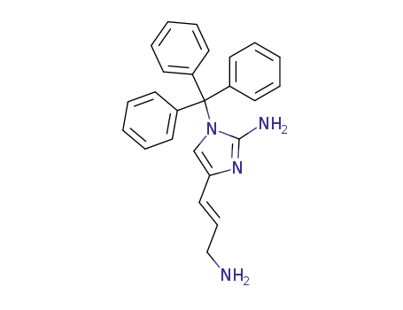 1H-Imidazol-2-amine, 4-[(1E)-3-amino-1-propenyl]-1-(triphenylmethyl)-