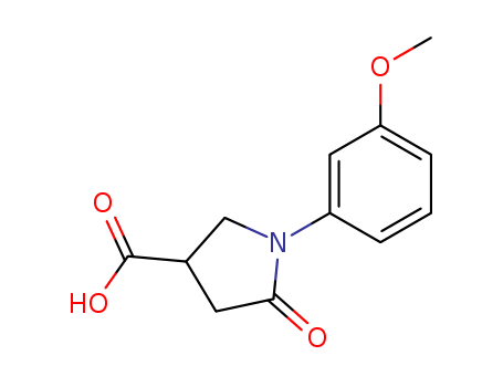 1-(3-METHOXY-PHENYL)-5-OXO-PYRROLIDINE-3-CARBOXYLIC ACID