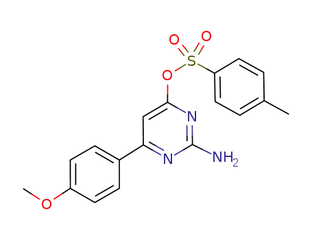 2-amino-6-(4-methoxyphenyl)pyrimidin-4-yl 4-methylbenzenesulfonate