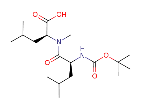 2-[(2-<i>tert</i>-butoxycarbonylamino-4-methyl-pentanoyl)-methyl-amino]-4-methyl-pentanoic acid