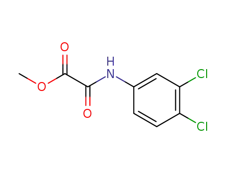 Molecular Structure of 16307-97-4 (Acetic acid, [(3,4-dichlorophenyl)amino]oxo-, methyl ester)