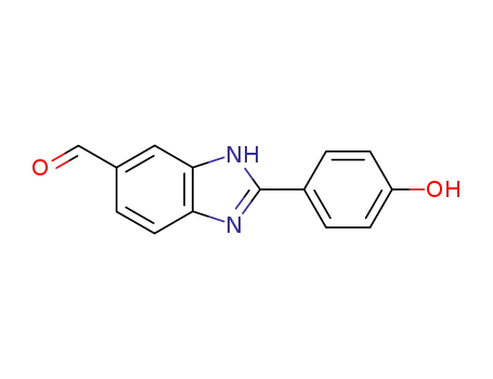 1H-Benzimidazole-5-carboxaldehyde, 2-(4-hydroxyphenyl)-