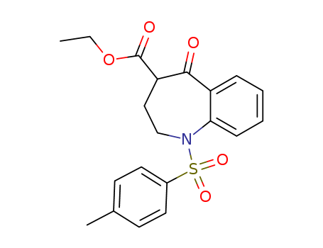 5-OXO-1-(4-TOLUENESULFONYL)-2,3,4,5-TETRAHYDRO-1H-BENZO[B]AZEPINE-4-CARBOXYLIC ACID ETHYL ESTER