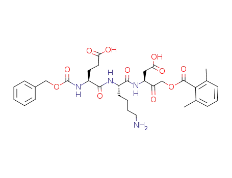 L-Lysinamide,
N-[(phenylmethoxy)carbonyl]-L-a-glutamyl-N-[(1S)-1-(carboxymethyl)-3-[
(2,6-dimethylbenzoyl)oxy]-2-oxopropyl]-