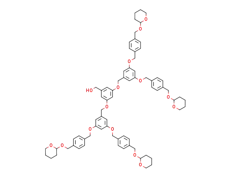 (3,5-bis-{3,5-bis-[4-(tetrahydro-pyran-2-yloxymethyl)-benzyloxy]-benzyloxy}-phenyl)-methanol