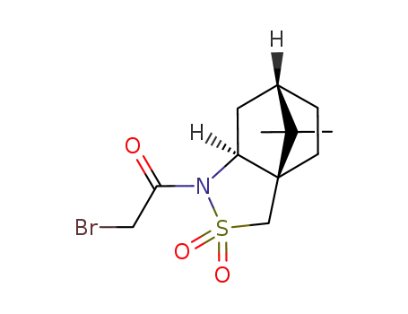Molecular Structure of 252577-46-1 ((1R,2S,4S)-(+)-(N-bromoacetyl)bornane-10,2-sultam)