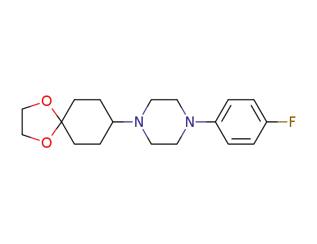 1-(1,4-Dioxa-spiro[4.5]dec-8-yl)-4-(4-fluoro-phenyl)-piperazine
