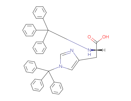 2-(tritylamino)-3-(1-tritylimidazol-4-yl)propanoic acid cas  74853-62-6