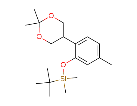 tert-butyl-[2-(2,2-dimethyl-[1,3]dioxan-5-yl)-5-methyl-phenoxy]-dimethyl-silane