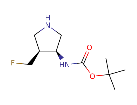 Carbamic acid, [(3R,4S)-4-(fluoromethyl)-3-pyrrolidinyl]-, 1,1-dimethylethyl