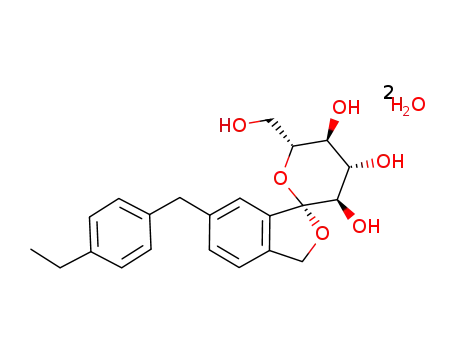 Molecular Structure of 1201913-82-7 (TOFOGLIFLOZIN)