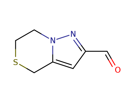 4H-Pyrazolo[5,1-c][1,4]thiazine-2-carboxaldehyde, 6,7-dihydro-