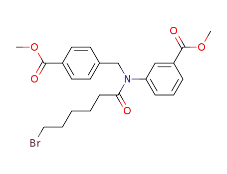 6-bromohexanoic acid N-(4-methoxycarbonylbenzyl)-N-(3-methoxycarbonylphenyl)amide