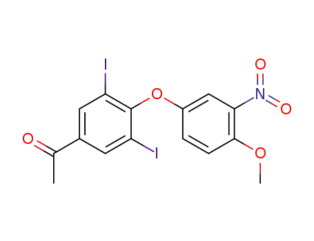 1-(3,5-diiodo-4-(4-methoxy-3-nitrophenoxy)phenyl)ethanone