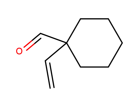 Molecular Structure of 62142-34-1 (Cyclohexanecarboxaldehyde, 1-ethenyl-)
