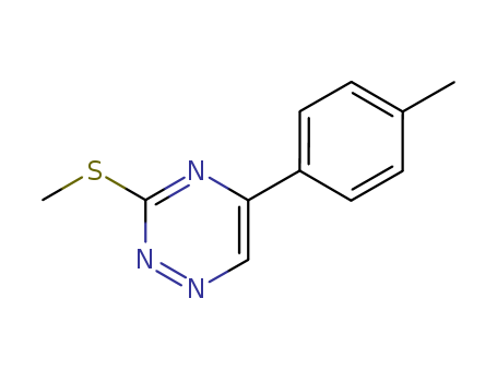 3-Methylthio-5-(p-tolyl)-1,2,4-triazine