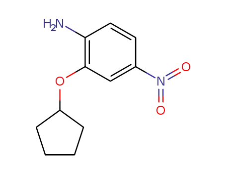 Benzenamine, 2-(cyclopentyloxy)-4-nitro-